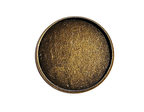 Cabochonfassung Rahmen ca. 25mm, bronzefarben
